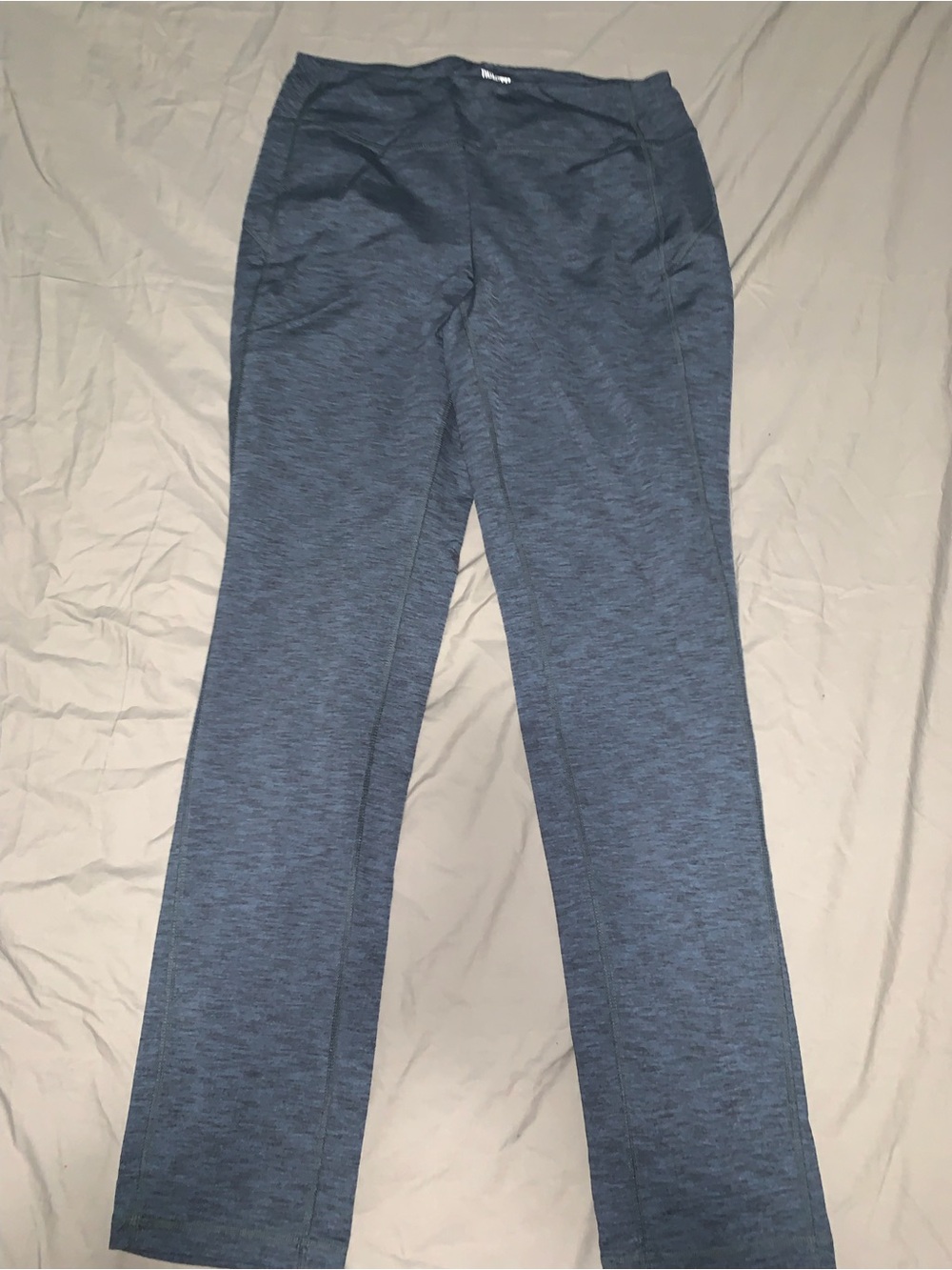 Duluth Trading Co Blue Heather Straight-Leg Women's Noga Pants